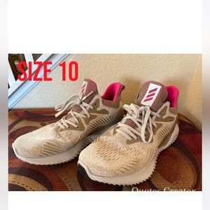 Wore them to the gym once, a little large on my feet. In excellent condition